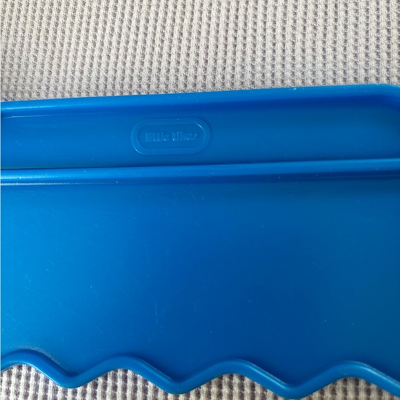 Vintage Little Tikes Work Bench tool Nails Screws Saw Chisel Sq Ruler Level Lot - Picture 4 of 5